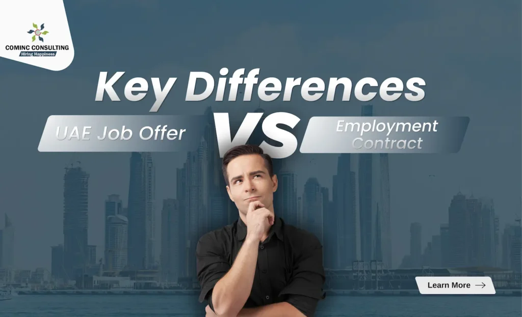 UAE Job Offer vs Offer Letter vs Employment Contract: What Every Candidate Should Know in 2026